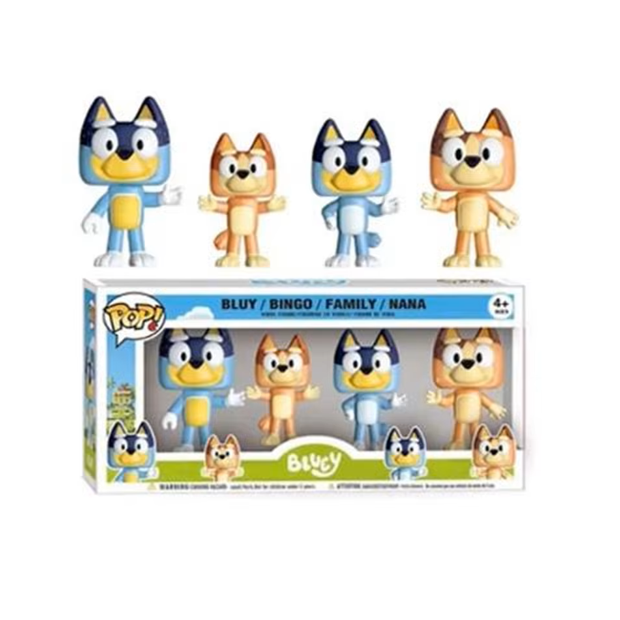 Pack Figurines Style POP - Bluey et sa Famille