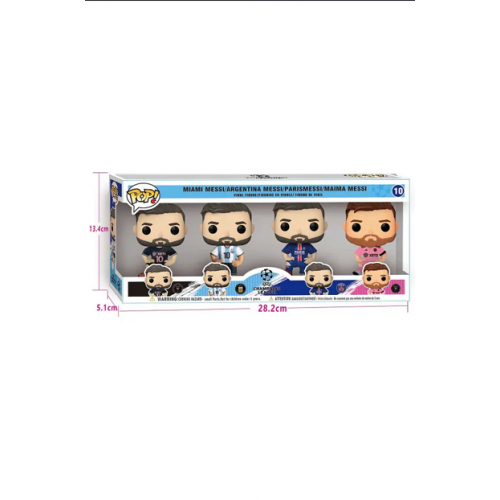 Pack Figurines Style POP - Légendes du Football Pack Figurines Style POP - Légendes du Football