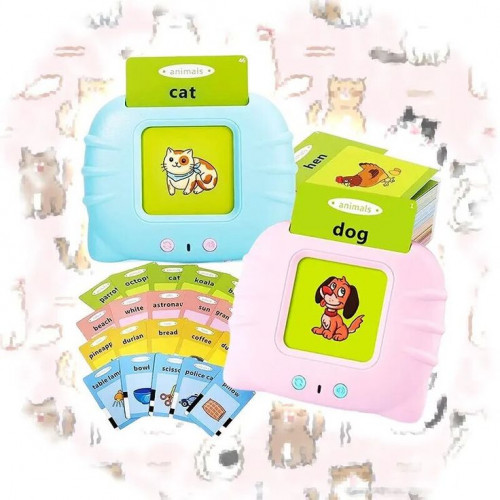Cartes Flash Parlantes Petits Machine à Lire avec 224 Mots (anglais et arabe)