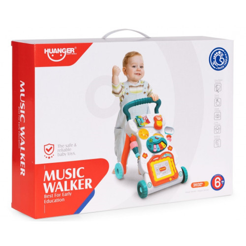 Trotteur multifonction pour bébé avec musique et lumières
