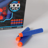 Boîte 100 Fléchettes Nerf Car Touch – À Ventouse pour Vitres et Surfaces Lisses