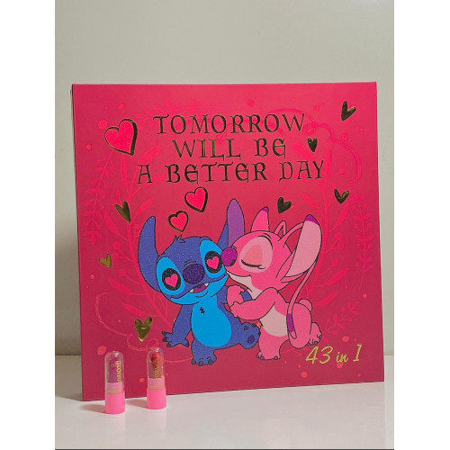 palette de maquillage stitch 43IN1 (ROUGE ) palette de maquillage stitch 43IN1 (ROUGE )