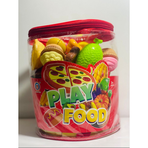 Jouet alimentaire éducatif à scratch avec pizza, fruits et légumes Jouet alimentaire éducatif à scratch avec pizza, fruits et légumes