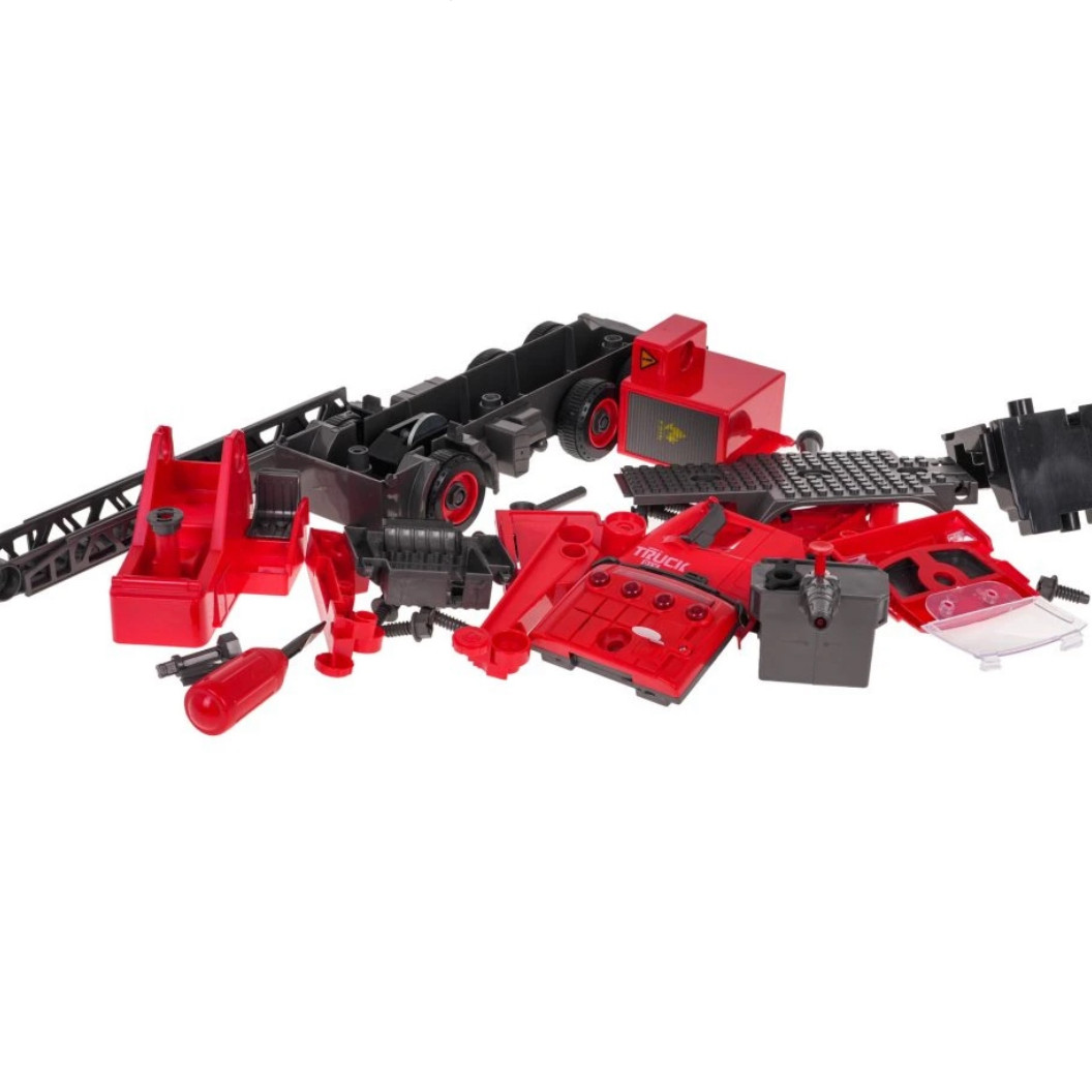 Camion de Pompiers à Monter – Avec Effets Sonores et Projection d’Eau