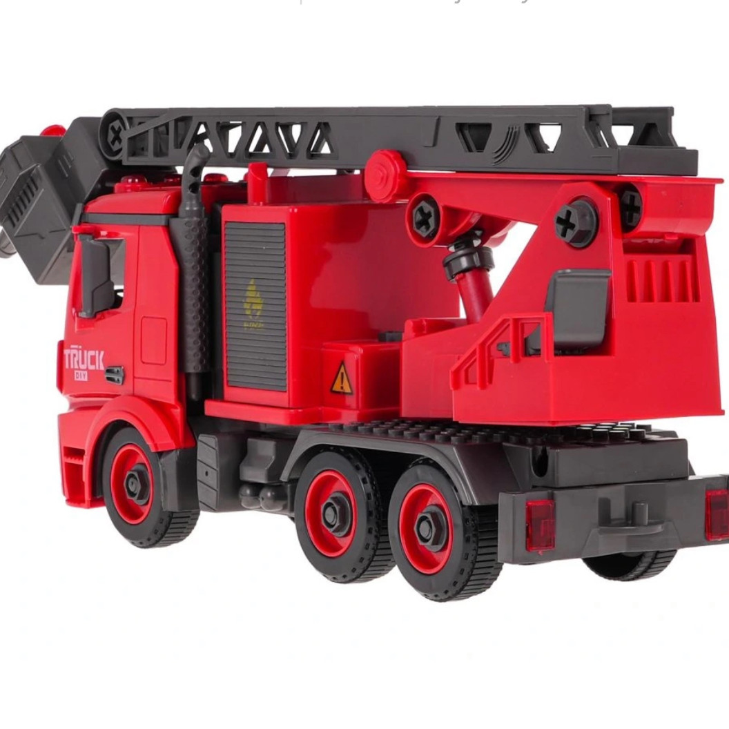 Camion de Pompiers à Monter – Avec Effets Sonores et Projection d’Eau