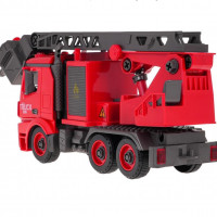 Camion de Pompiers à Monter – Avec Effets Sonores et Projection d’Eau