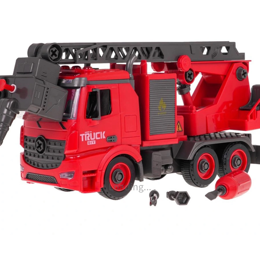 Camion de Pompiers à Monter – Avec Effets Sonores et Projection d’Eau