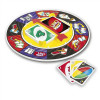 Jeux de Société,Mattel jeux UNO SPIN, jeu de société Spin, licence cartes à jouer, jeu et jouets de fête, Jeu de cartes avec plateau