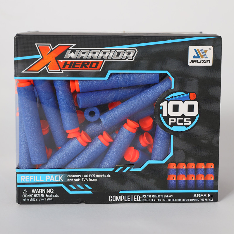Boîte 100 Fléchettes Nerf Car Touch – À Ventouse pour Vitres et Surfaces Lisses