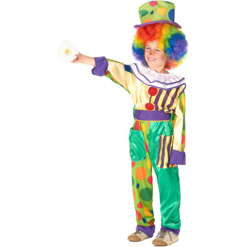 Déguisement de Clown Coloré pour Enfants (4-6 Ans) 