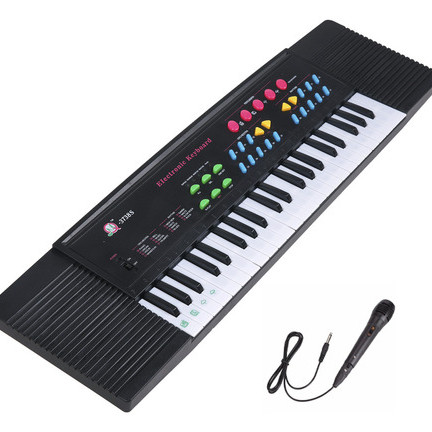 Piano Électronique 44 Touches avec Micro – Double Alimentation et Son Clair