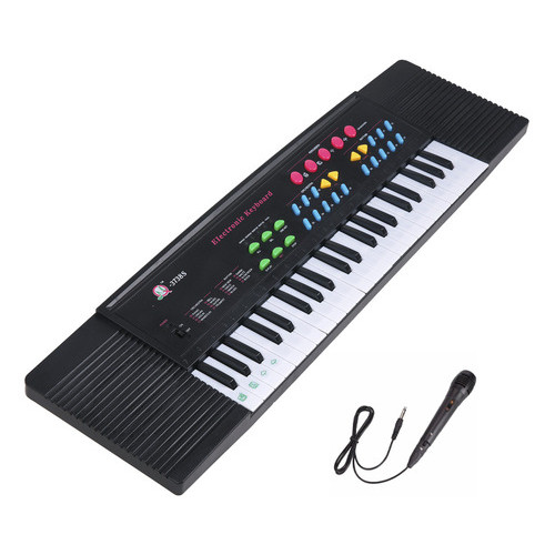 Piano Électronique 44 Touches avec Micro – Double Alimentation et Son Clair
