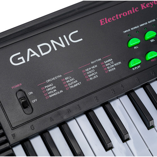 Piano Électronique 44 Touches avec Micro – Double Alimentation et Son Clair