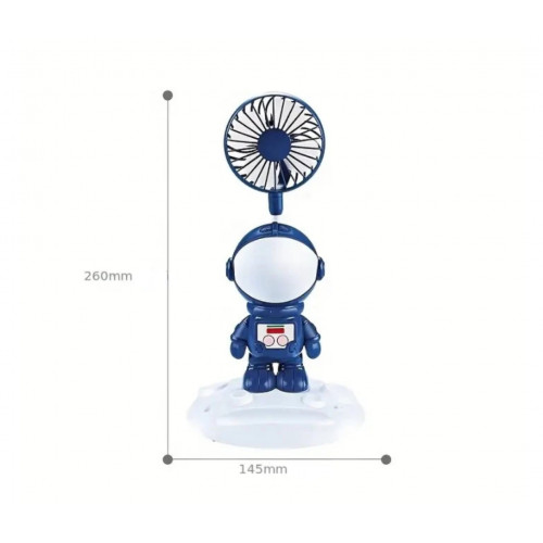 Ventilateur Rieur Astronaute 3-en-1 – Lumière, Support Téléphone & Rechargeable Ventilateur Rieur Astronaute 3-en-1 – Lumière, Support Téléphone & Rechargeable