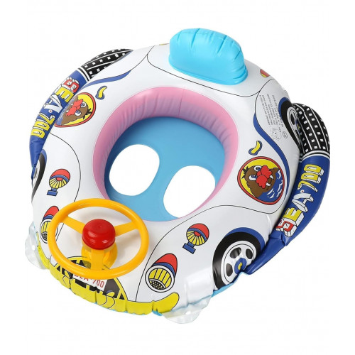Bouée de natation pour enfant en forme de voiture avec volant Bouée de natation pour enfant en forme de voiture avec volant