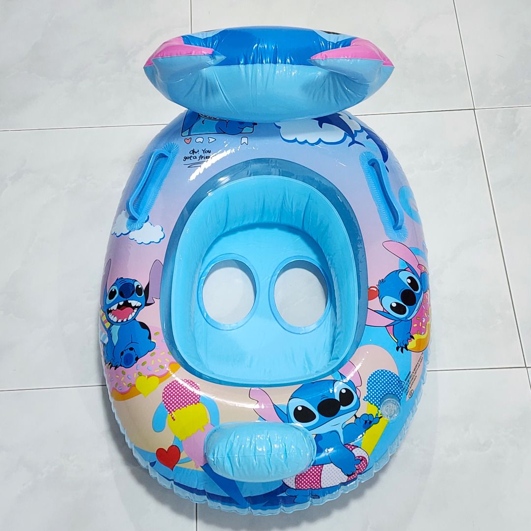 Bouée bébé avec culotte de sécurité et dossier confortable – motif Stitch