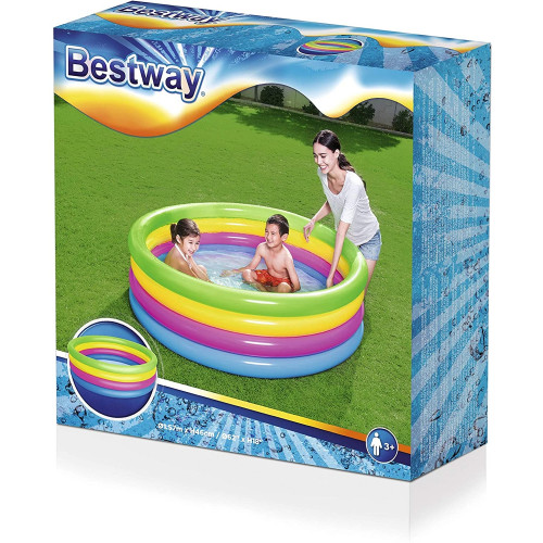 Piscine Gonflable Enfants Bestway Multicolore – 157 cm
