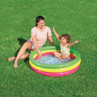 Piscine Gonflable Enfants Bestway Multicolore – 102 cm