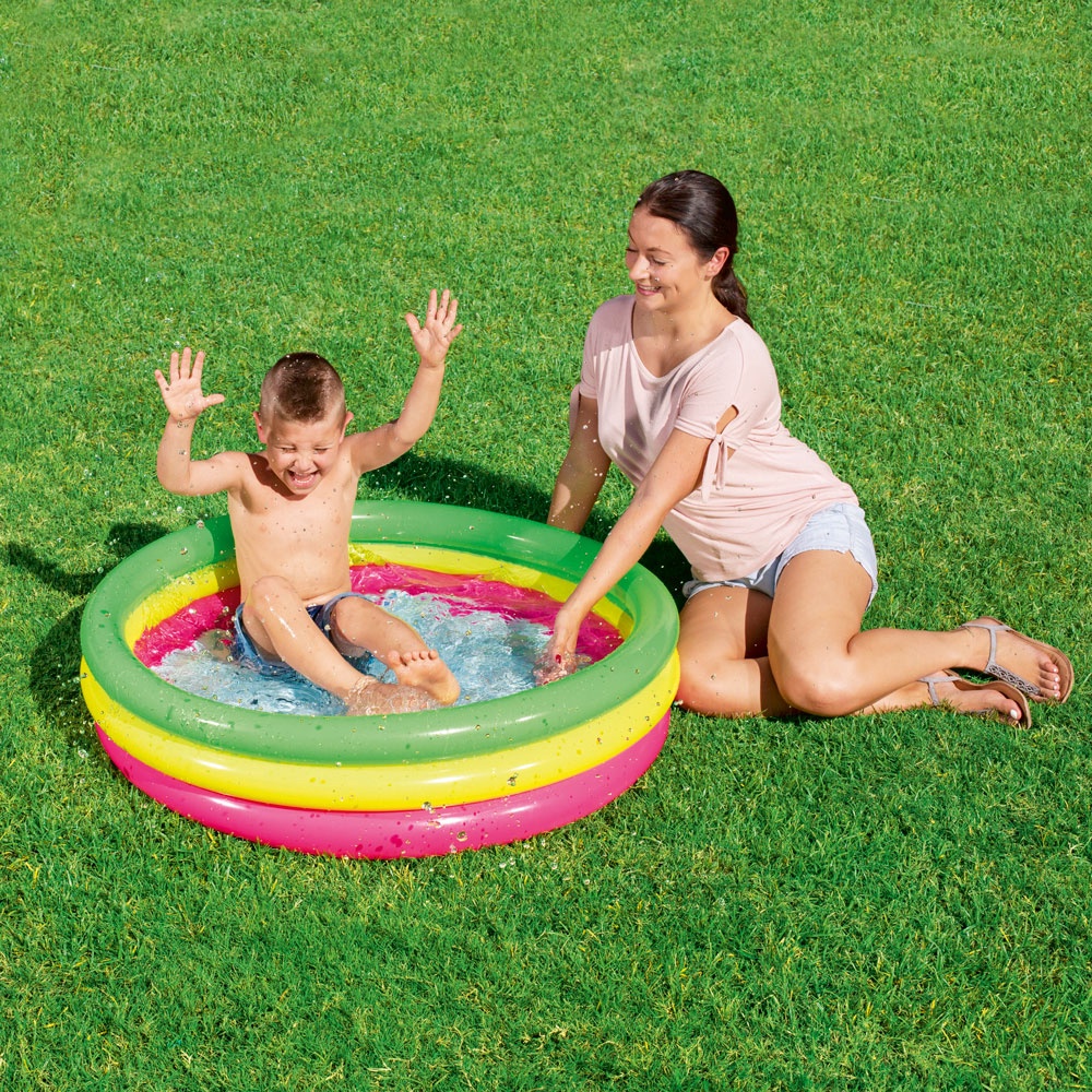 Piscine Gonflable Enfants Bestway Multicolore – 102 cm