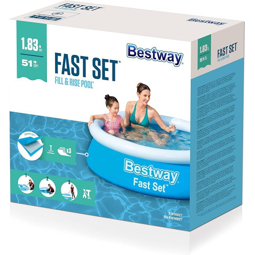 Piscine de Jardin Autoportée Bestway – 183 cm