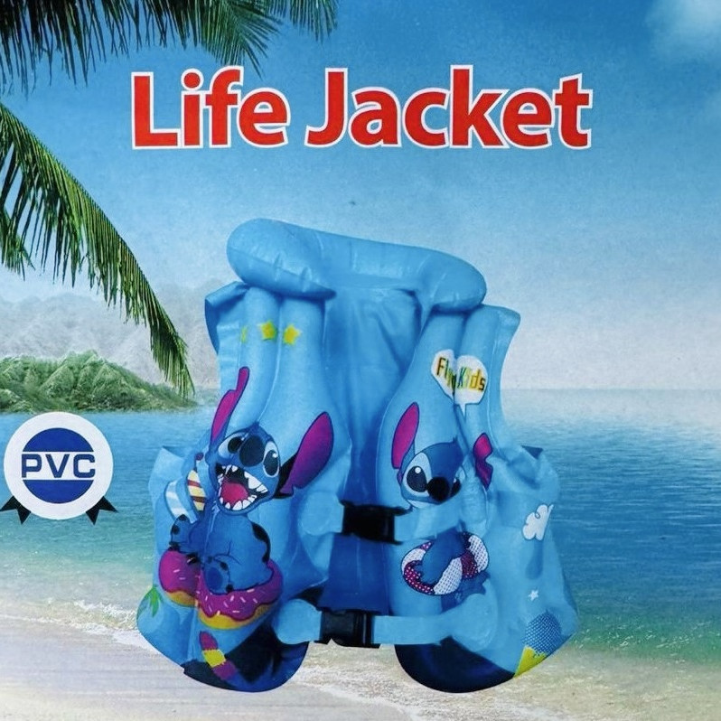 Gilet de natation pour enfants 6-12ans – Motif Stitch 