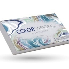 2 lentilles COLOR VISION couleur green  sans correction
