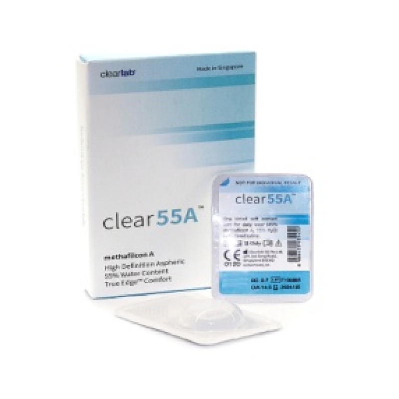 2 lentilles (-10.00) Clear 55A