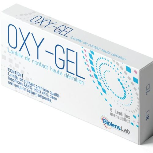 2 lentilles (-2.00) OXY-GEL