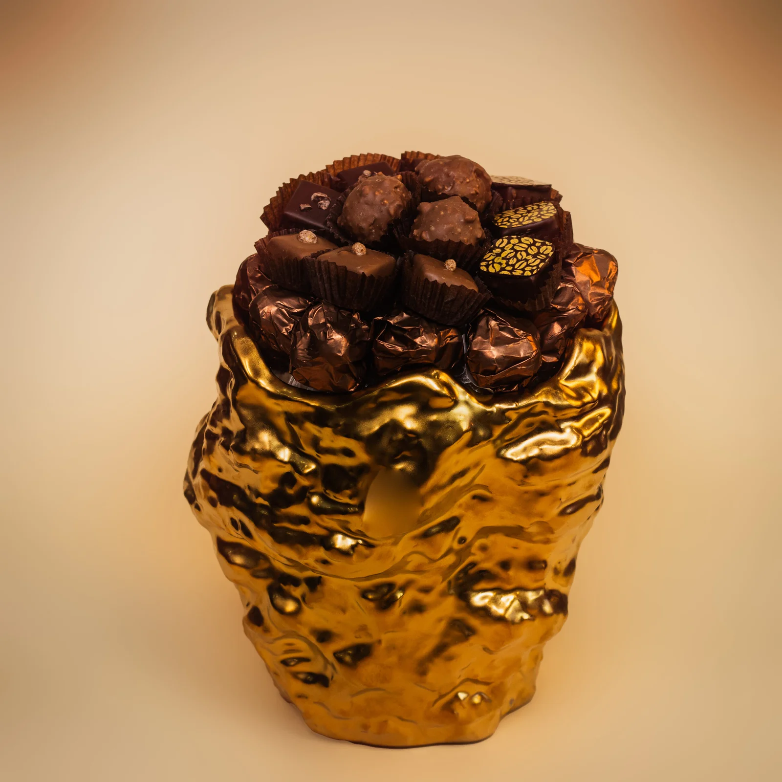 Coupelle Ceramic Gold – Chocolat