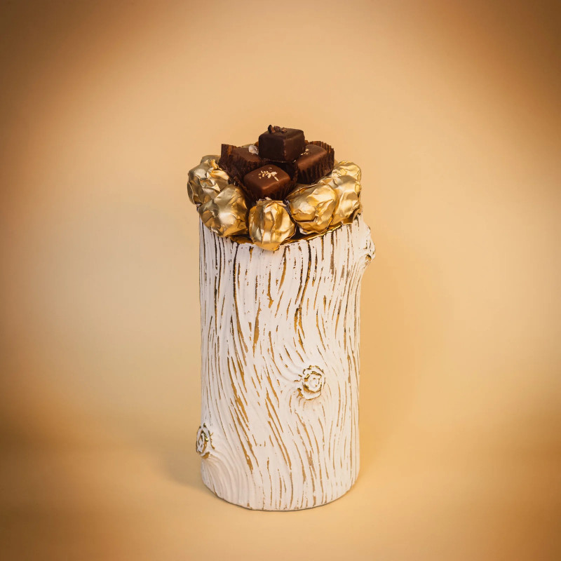 Vase Morganite P- Chocolat 