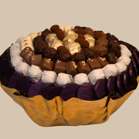 COUPE METAL GOLD BOWL 1100G