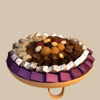 PLATEAU RONDE BEIGE M 1030G