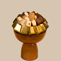 COUPE EN VERRE D'ORE A PIED P 350G