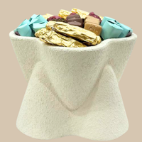 VASE DECORATIF BLANCHE M 450G