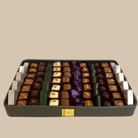 PLATEAU VERTE SIMILI CUIRE 1000G