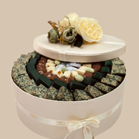 BOITE RONDE SIMILI CUIRE GM 1100G