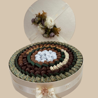 BOITE RONDE SIMILI CUIRE G 2KG