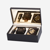 Coffret Bait El Khalil Coran + Parfum Arabe + Diffuseur - Marron -