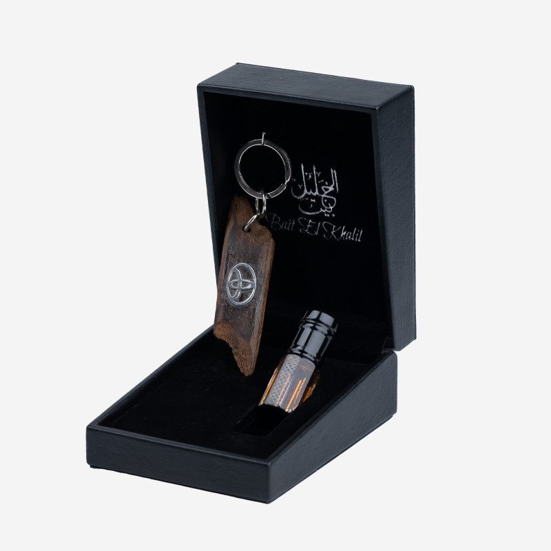 Porte clé Oud Qmari - TOYOTA - - Argent
