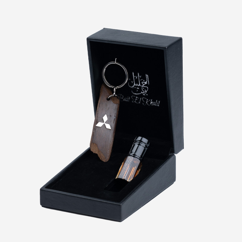 Porte clé Oud Qmari - MITSUBISHI - - Argent