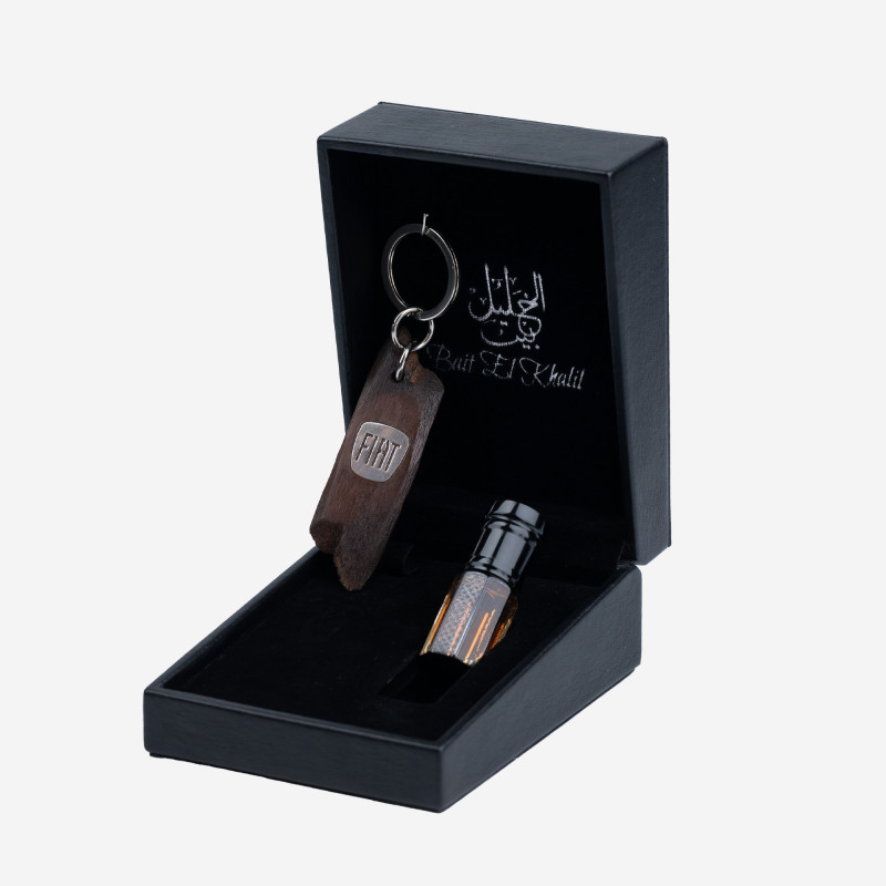 Porte clé Oud Qmari - FIAT - - Argent