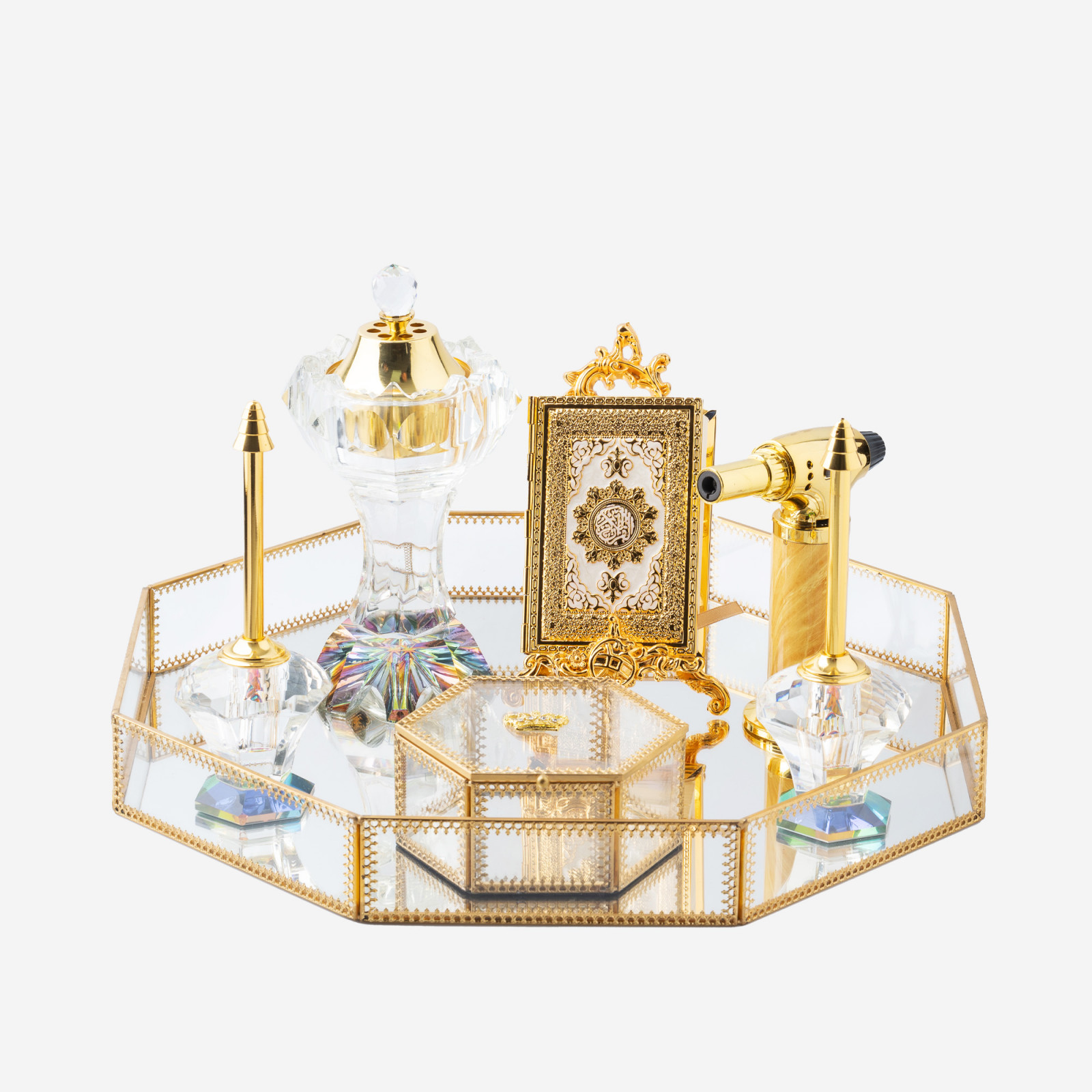 Pack Cristal Royal Hexagone Gold