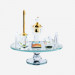 Pack Cristal Elegance Rond avec Support Gold Pack Cristal Elegance Rond avec Support Gold