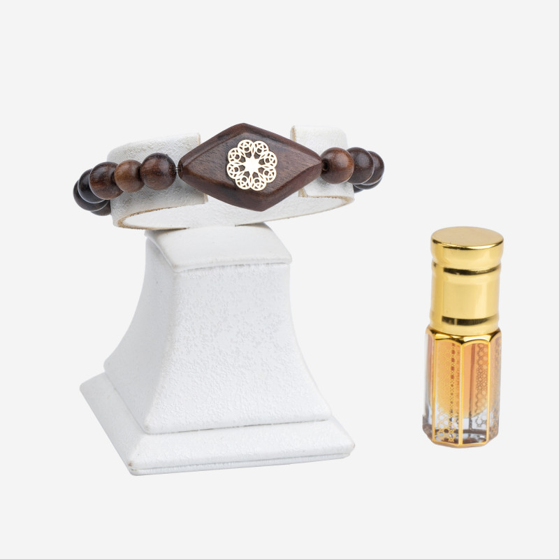 Bracelet Oud - Avec Motif Soleil D'Or
