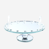 Pack Cristal Elegance Rond avec Support Silver