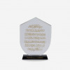 Trophée en Cristal Ayat El Korsi Tête Triangle