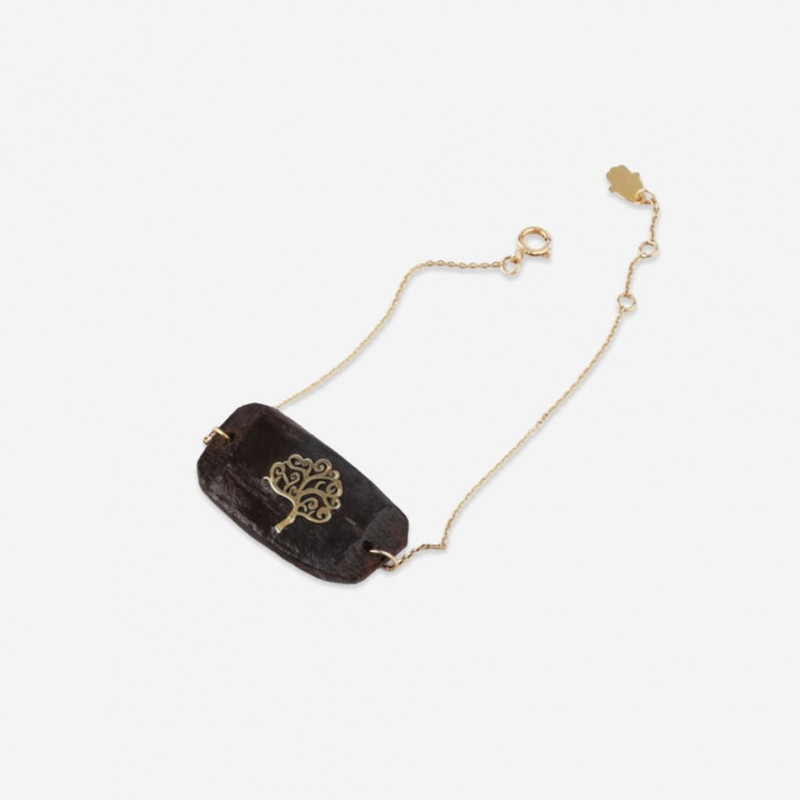 Bracelet Oud Or Avec Motif Arbre