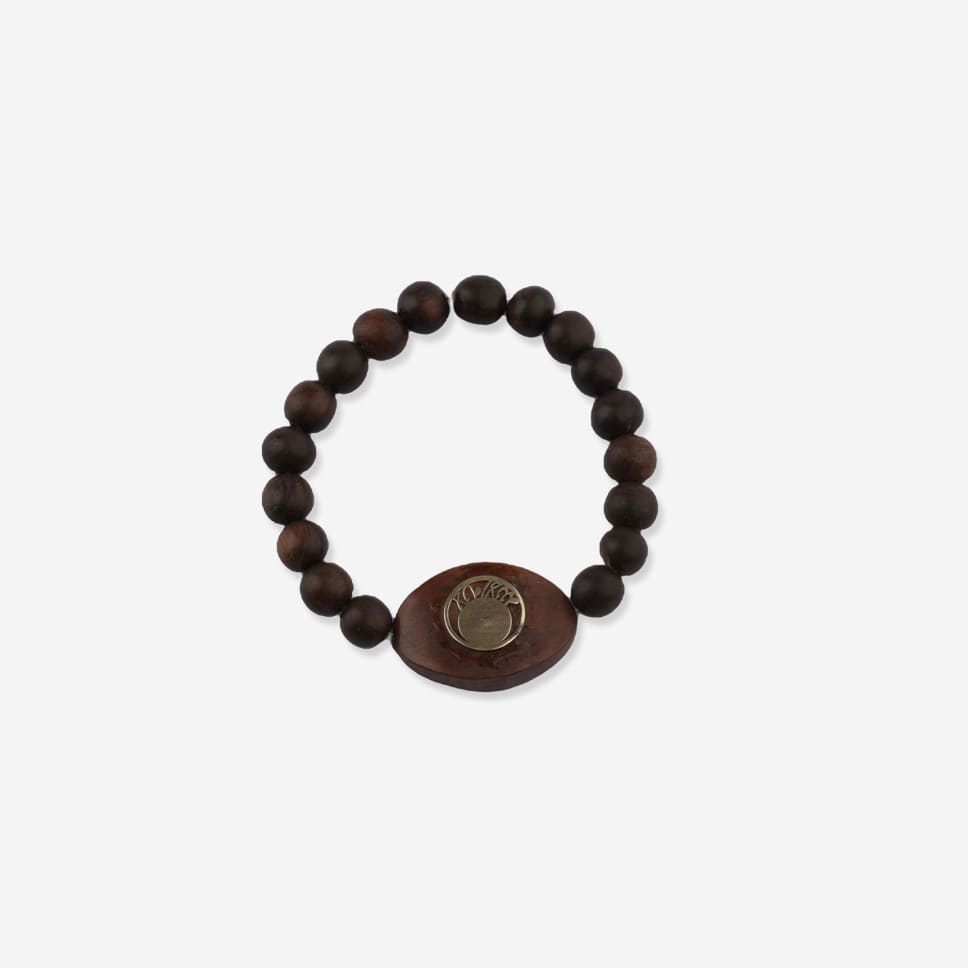 Bracelet Oud - Avec Motif Ayat al Kursi D'Or
