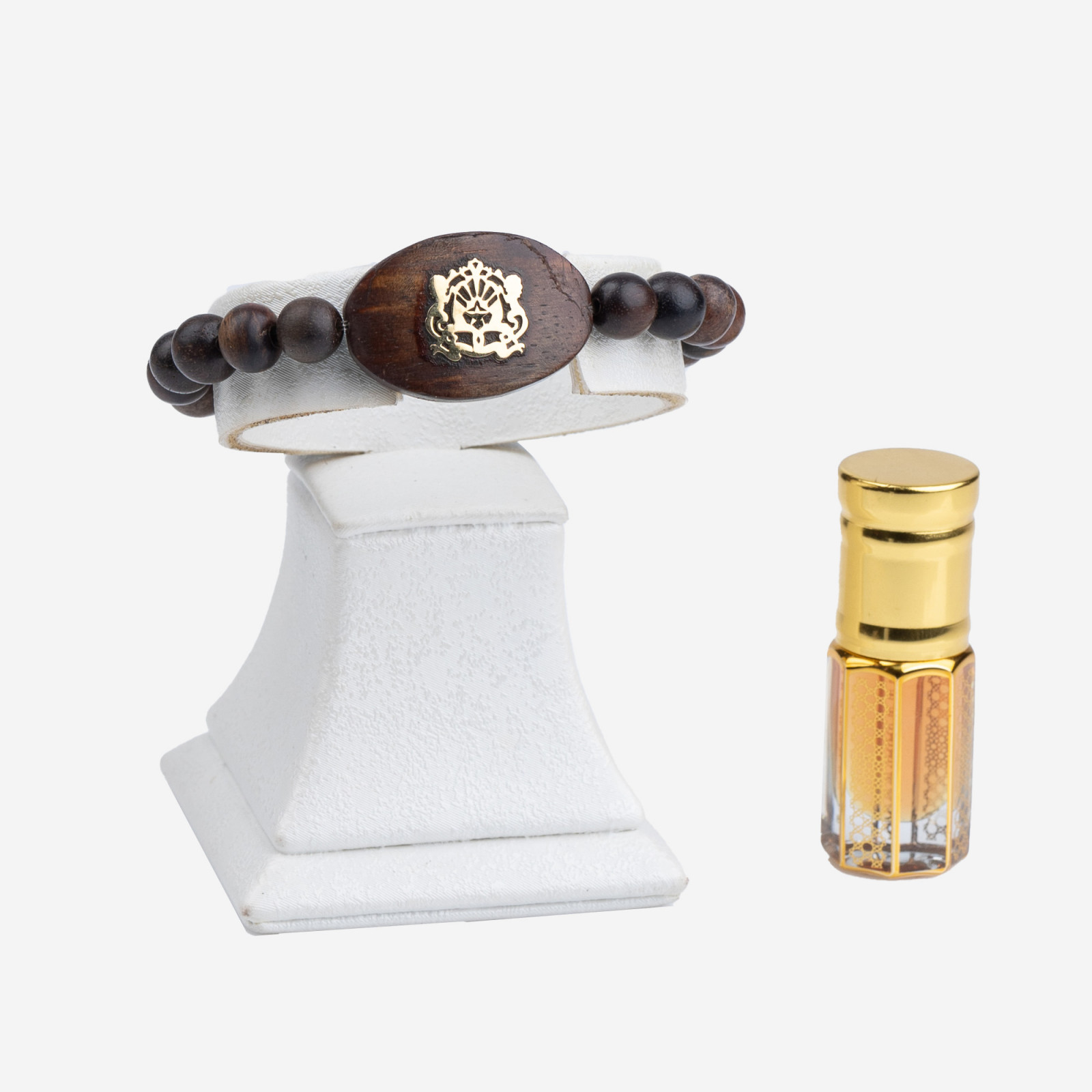 Bracelet Oud Avec Motif Royal D'Or
