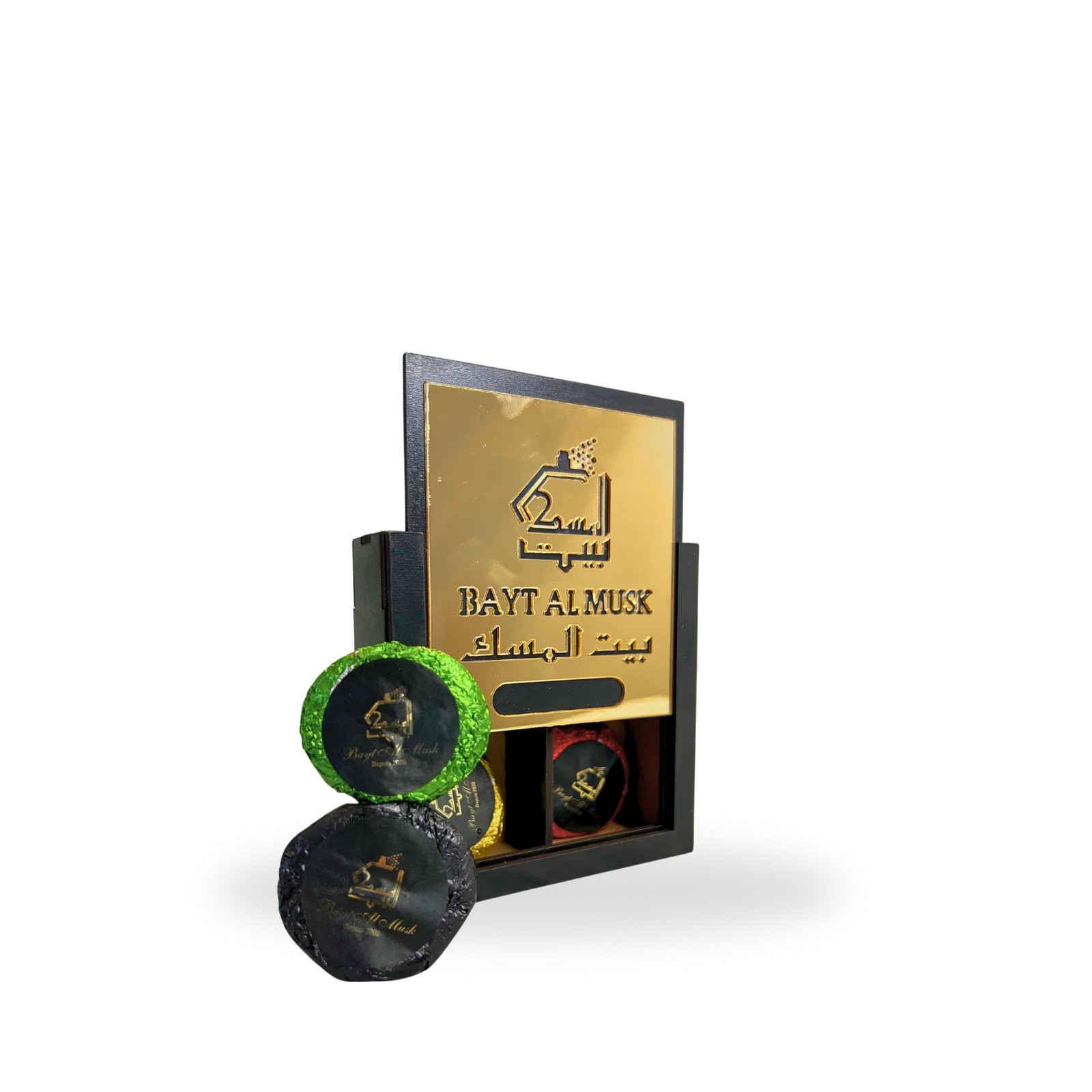 Bukhur Maamoul - 4 piéces - zher - sandal - l'oud - musk aswad